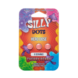purple organics silly dots
